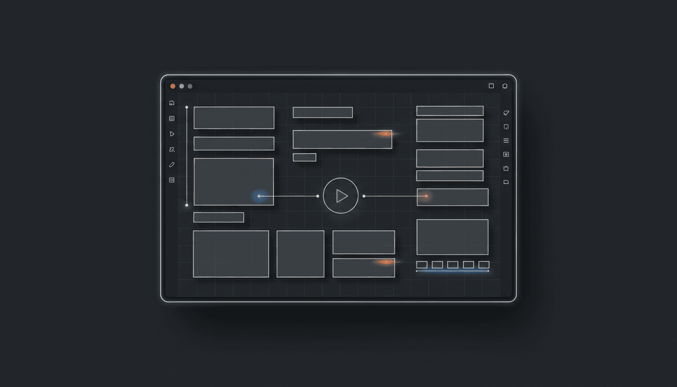 Dashboard wireframe mockup illustrating the design phase