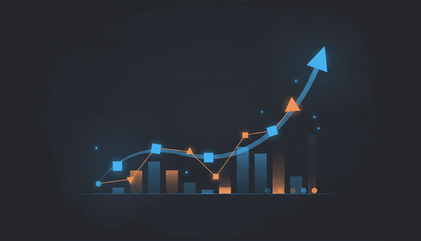 Upward trending growth chart illustrating the iterate phase