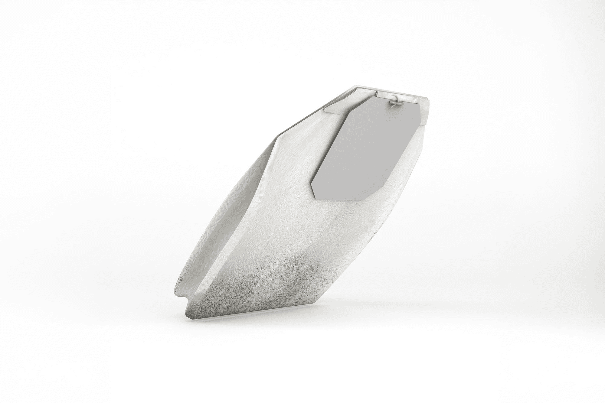 Sculptural concrete and metal product photography for Mass & Measure